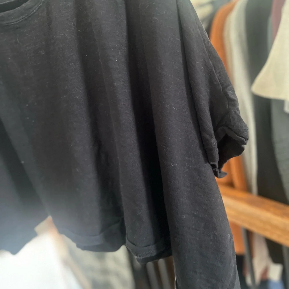 CJLA Boxy Tee in Black - Picture 2 of 3